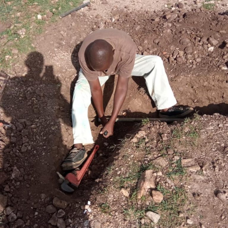 Man Digging the Ground Man Digging the Ground